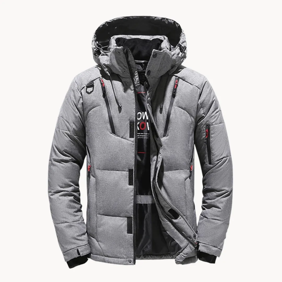 Lightweight Down Puffer Jacket with Detachable Hood
