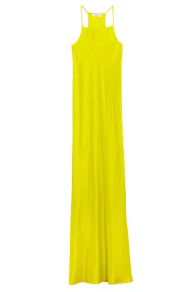 Lime Serena Slip Dress
