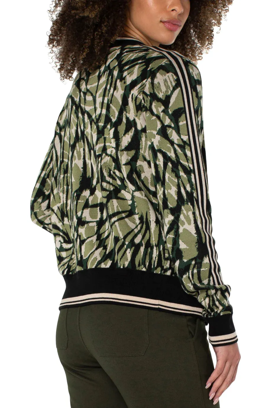 LIVERPOOL ZIP FRONT SWEATER BOMBER