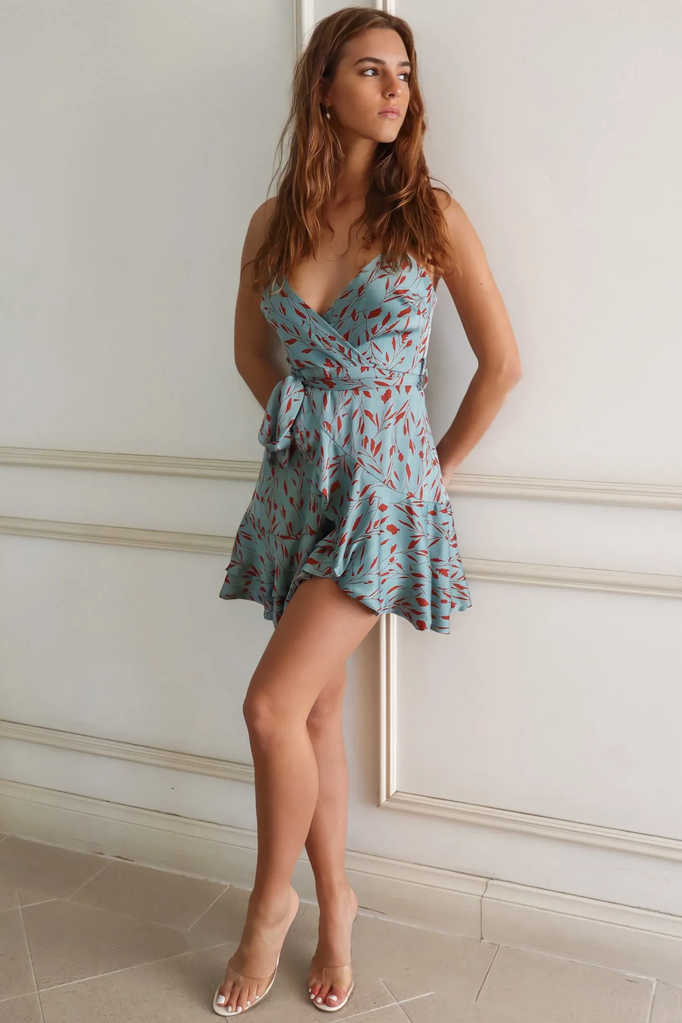 Lucie Mini Dress - Teal