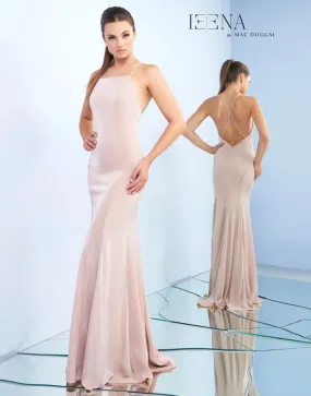 Mac Duggal Ieena Slip Rose Quartz Gown Prom Dress