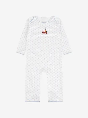 Magnolia Baby Baby Boys London Calling Embroidered Romper