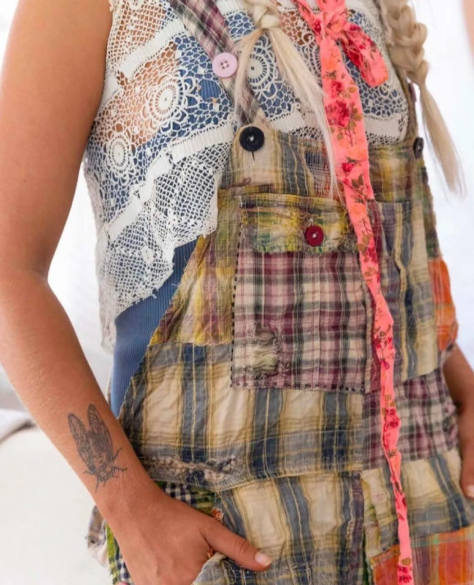 Magnolia Pearl Patchwork Love Overall