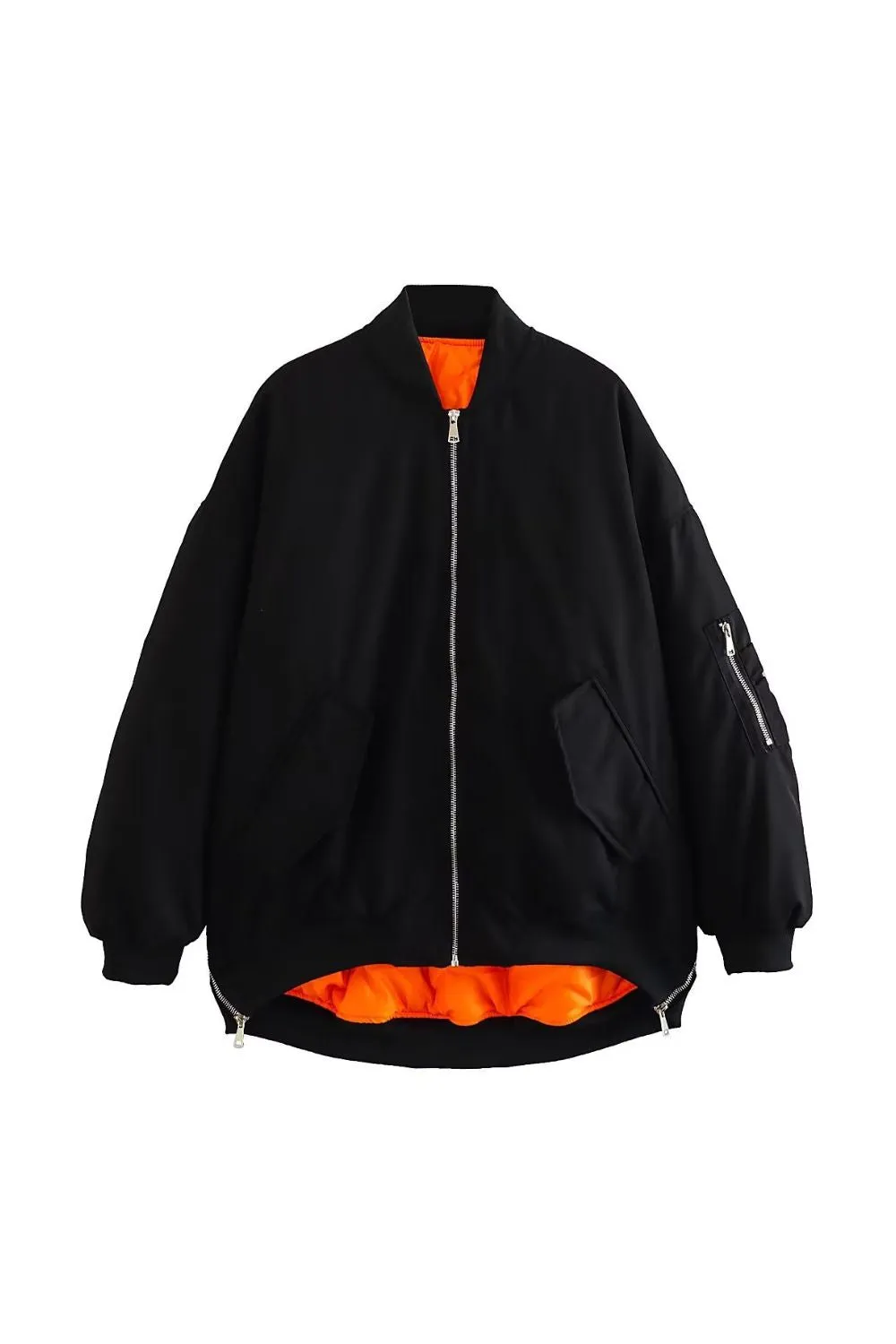 'Mariah' Casual Aviator Bomber Jacket