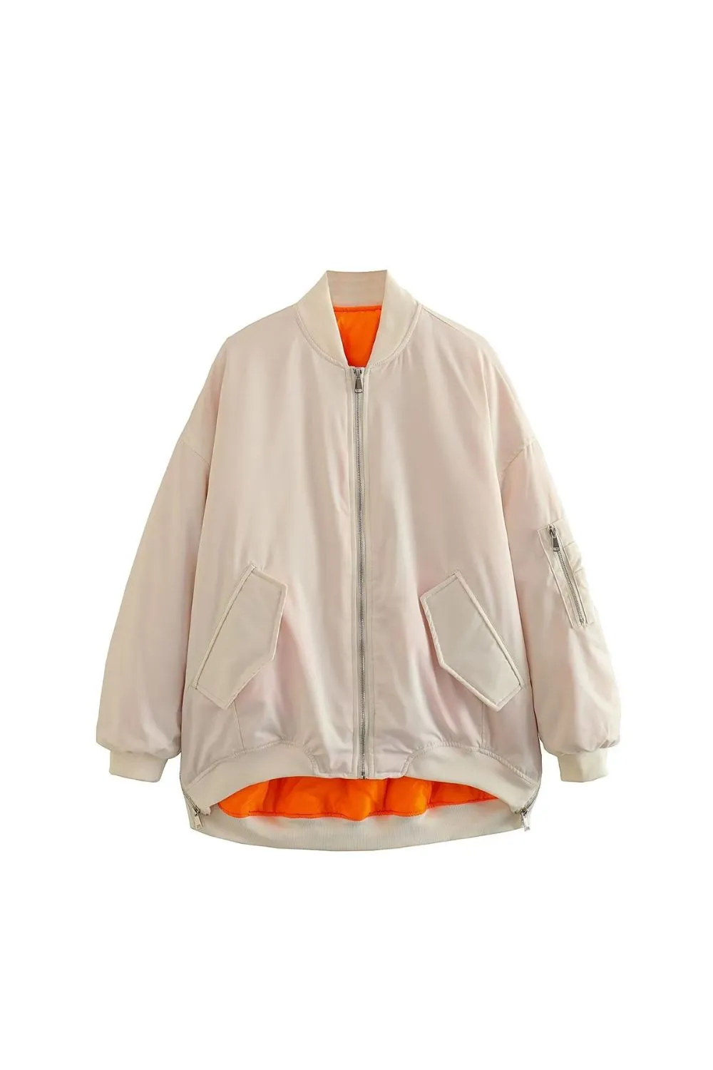 'Mariah' Casual Aviator Bomber Jacket