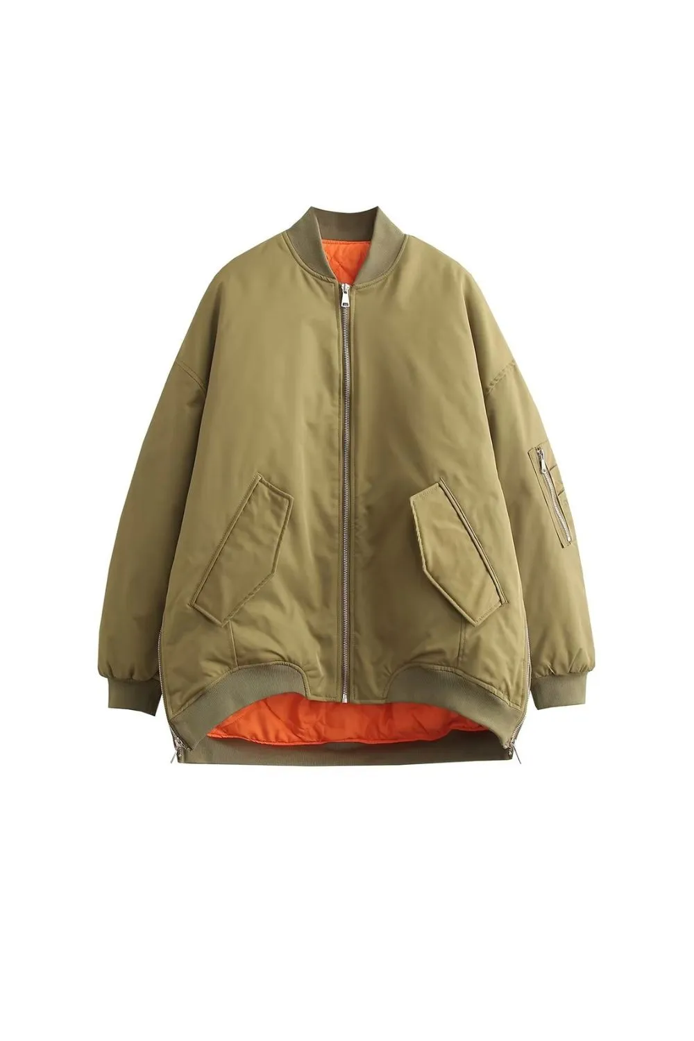 'Mariah' Casual Aviator Bomber Jacket