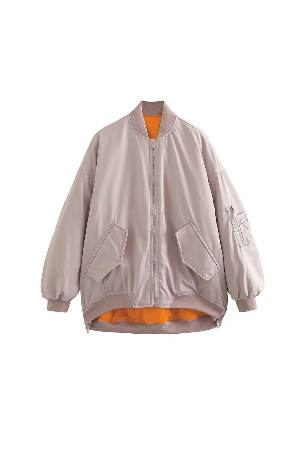 'Mariah' Casual Aviator Bomber Jacket
