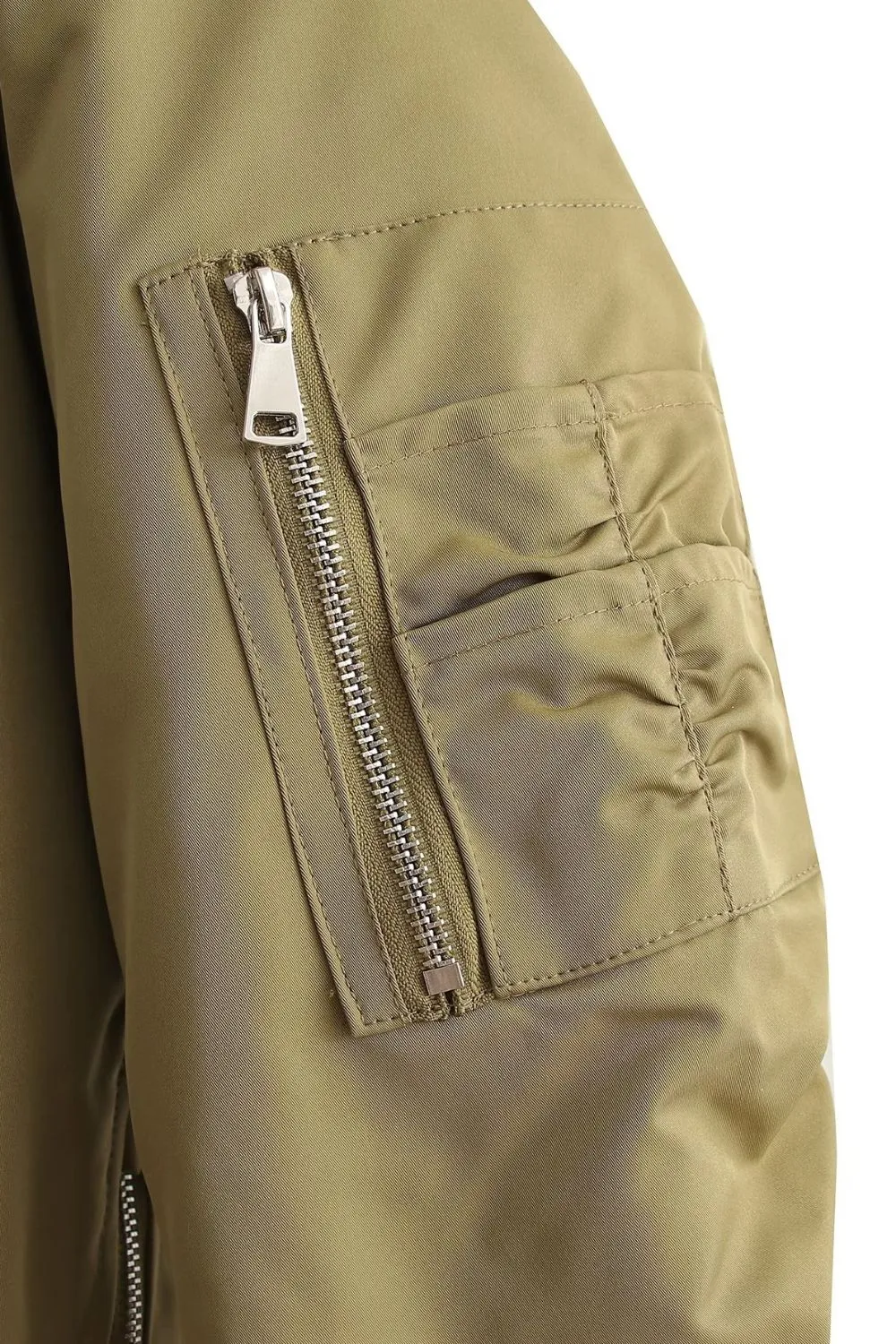 'Mariah' Casual Aviator Bomber Jacket
