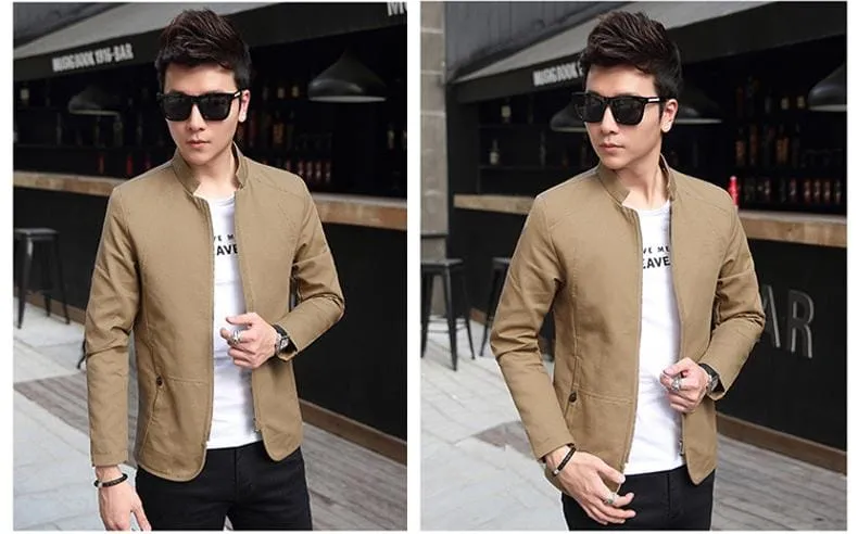 Men JacketNew Design Fashion Jacket Men Slim Fit Business Casual Jacket Men XL S158793