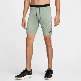 Men's Aeroswift DRI-FIT ADV Running 1/2 Length Tights (014 - Anthracite/Vapor Green/Black)