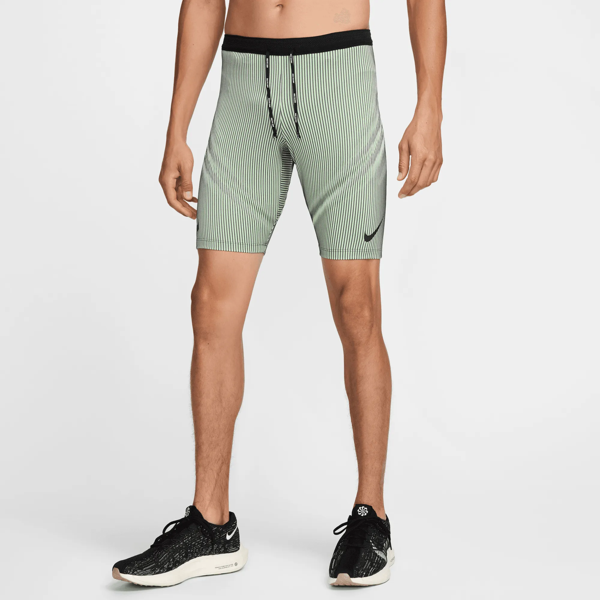Men's Aeroswift DRI-FIT ADV Running 1/2 Length Tights (014 - Anthracite/Vapor Green/Black)