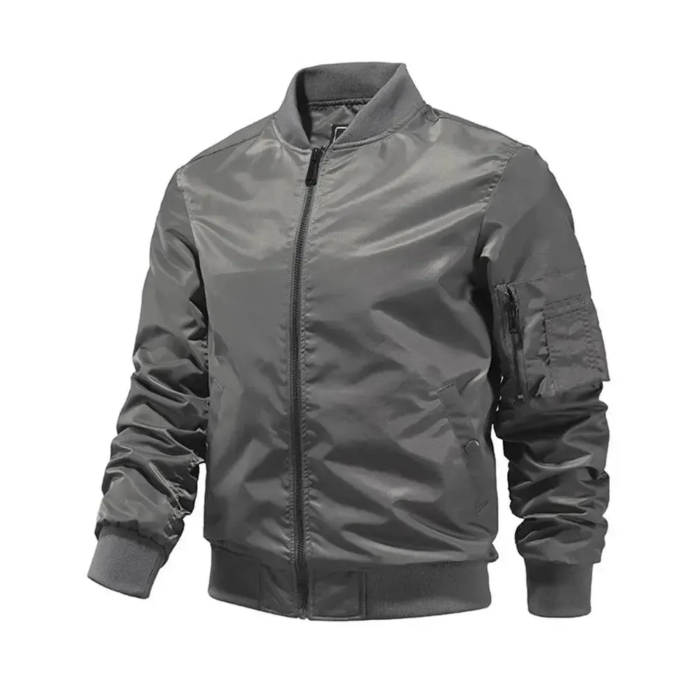 Mens Bomber Jacket 2025 New Spring Autumn Male Baseball Jackets