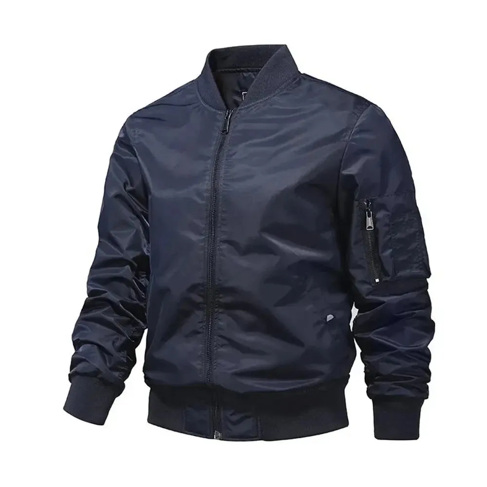 Mens Bomber Jacket 2025 New Spring Autumn Male Baseball Jackets