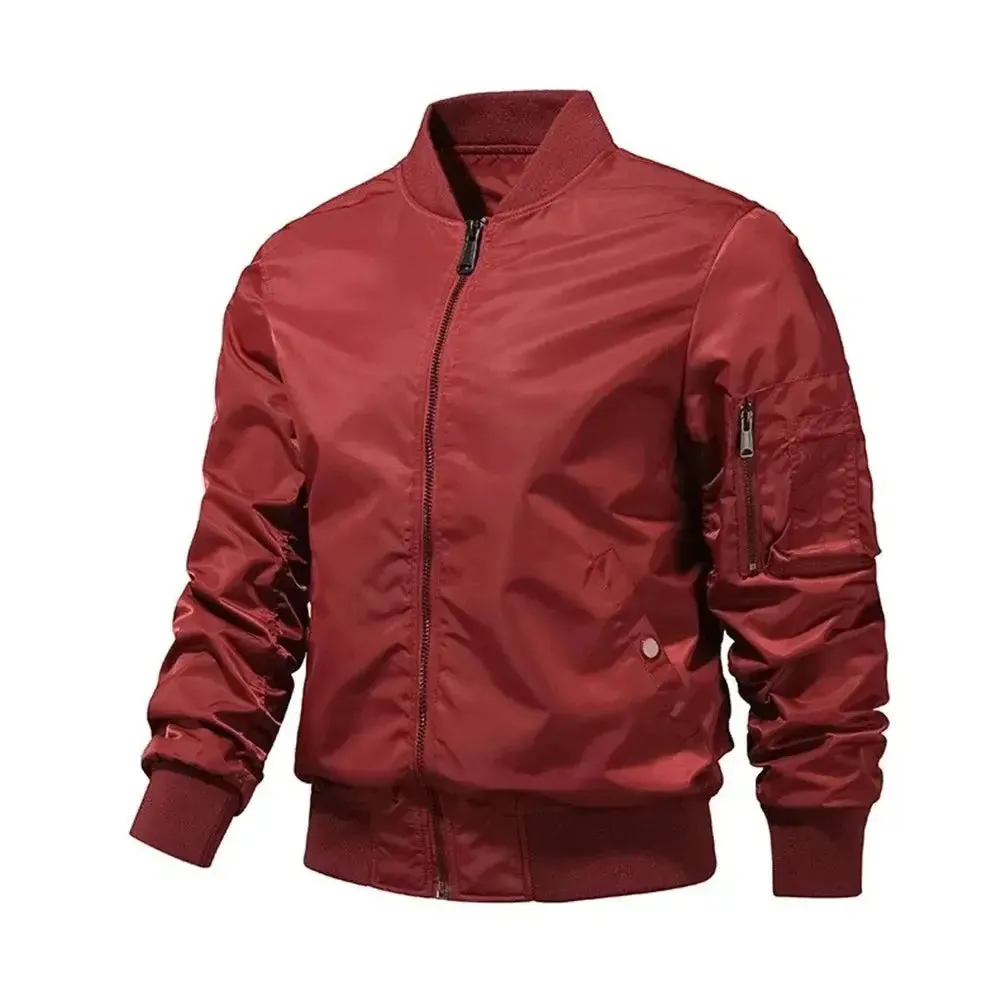 Mens Bomber Jacket 2025 New Spring Autumn Male Baseball Jackets