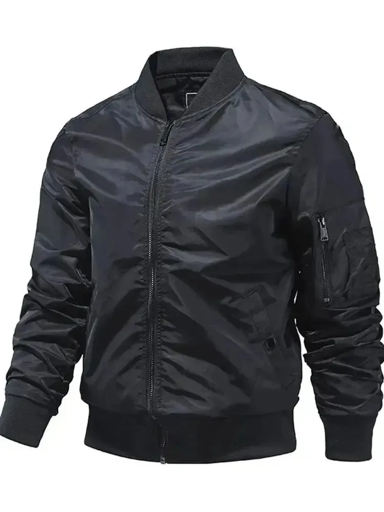 Mens Bomber Jacket 2025 New Spring Autumn Male Baseball Jackets