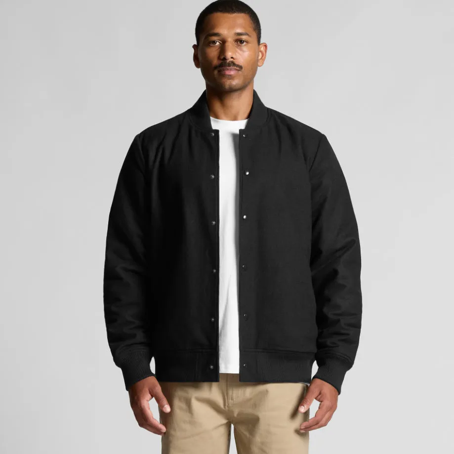 Mens Felt Bomber Jacket (AS-5512)