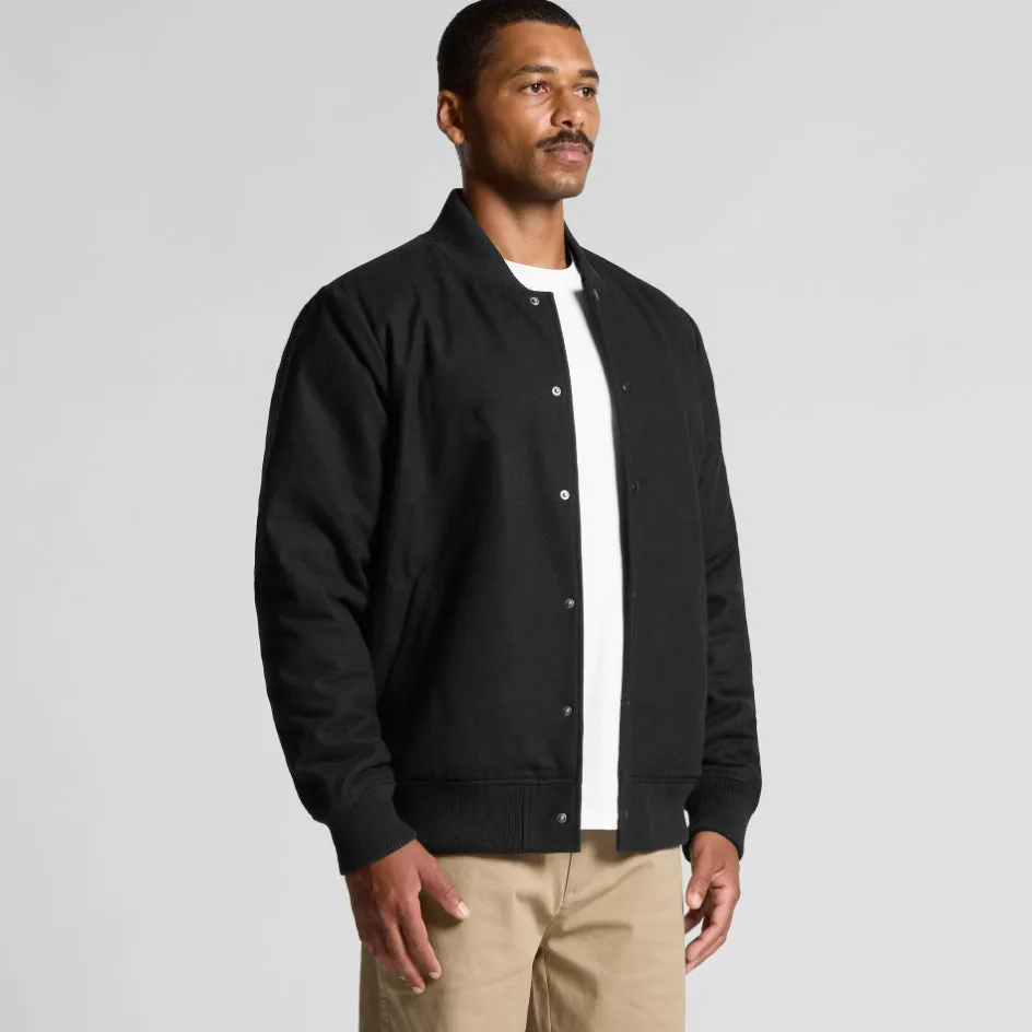 Mens Felt Bomber Jacket (AS-5512)