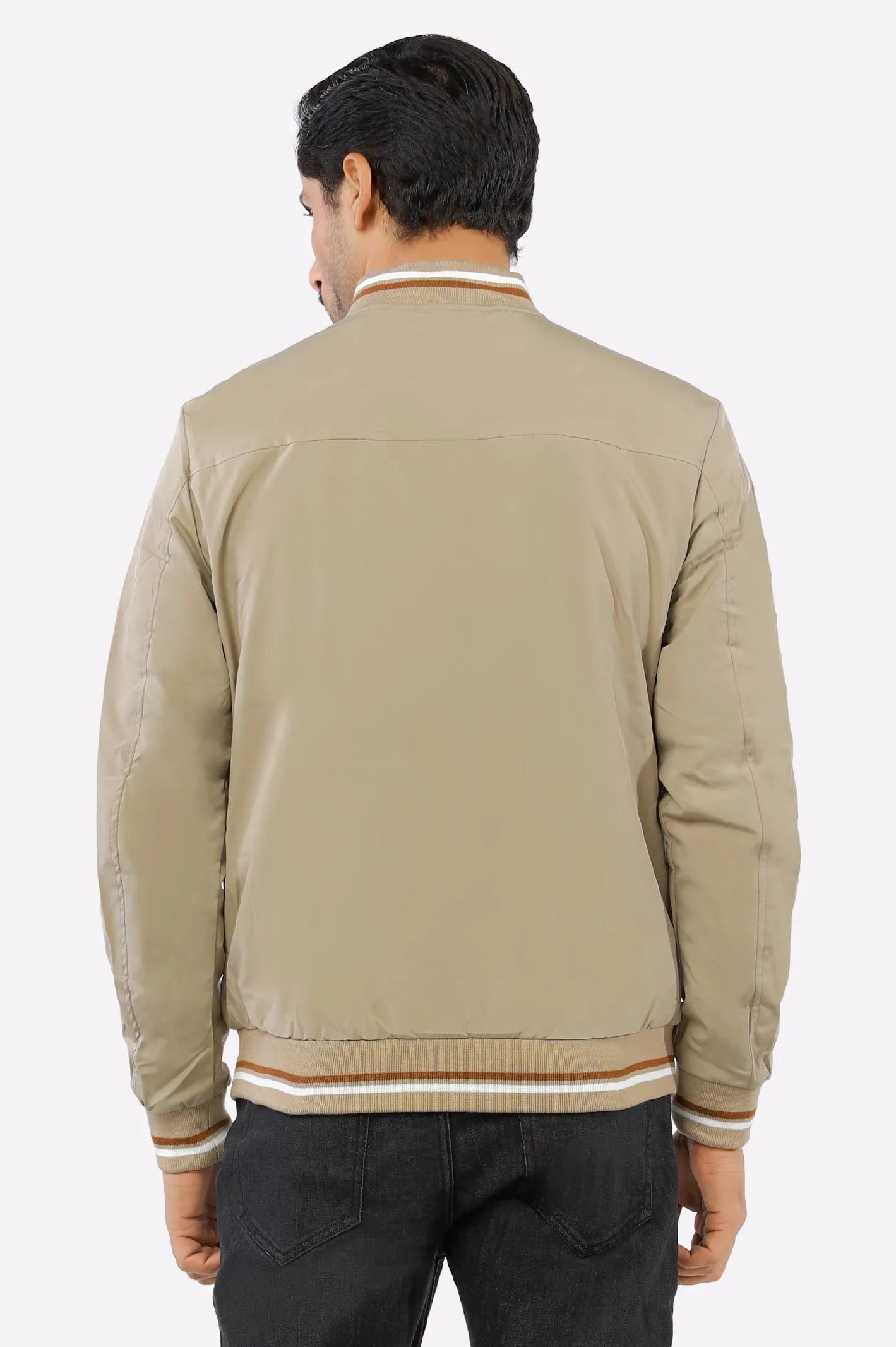 Men's Khaki Bomber Jacket