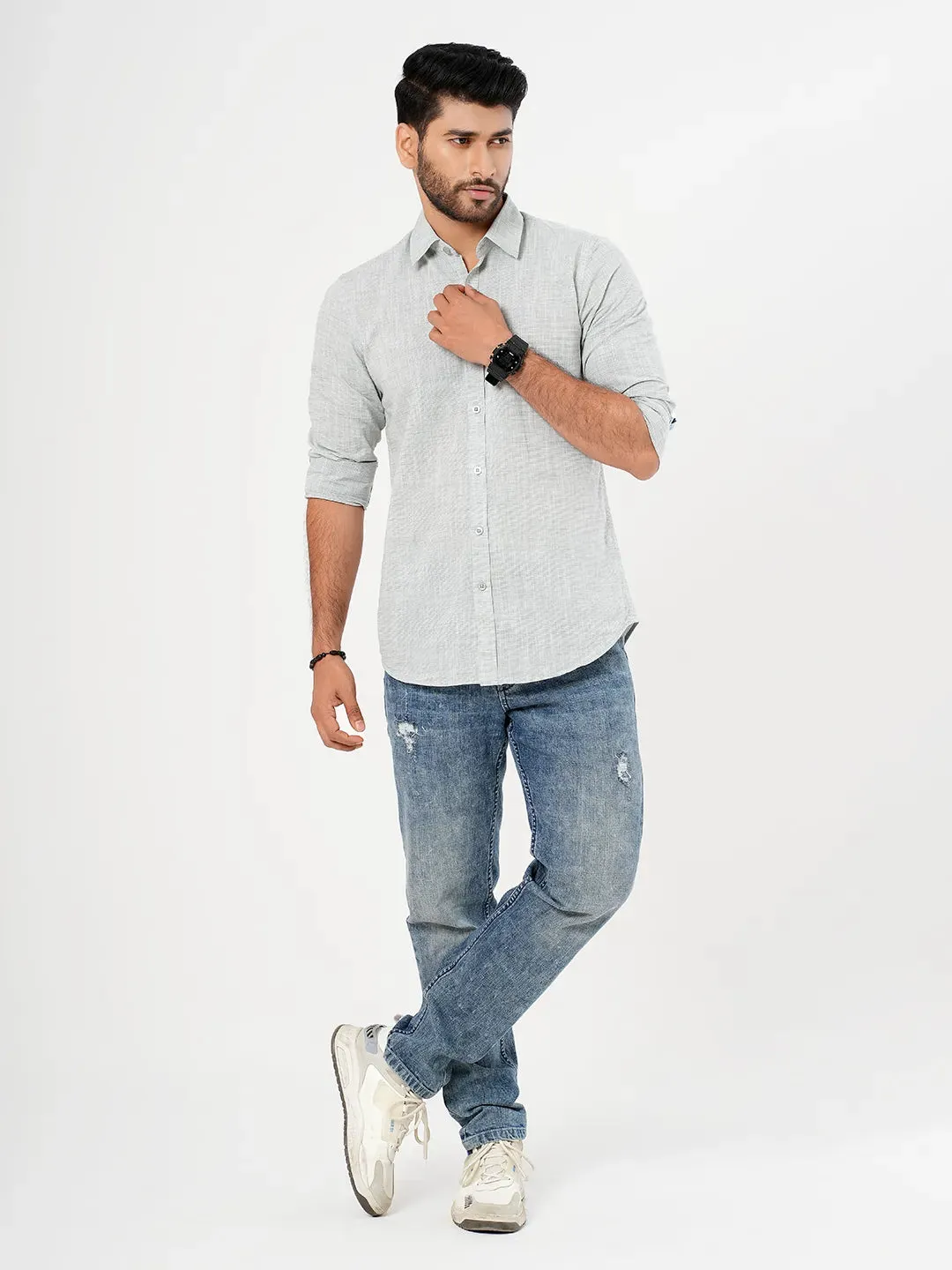 Men's Solid  Casual Shirt
