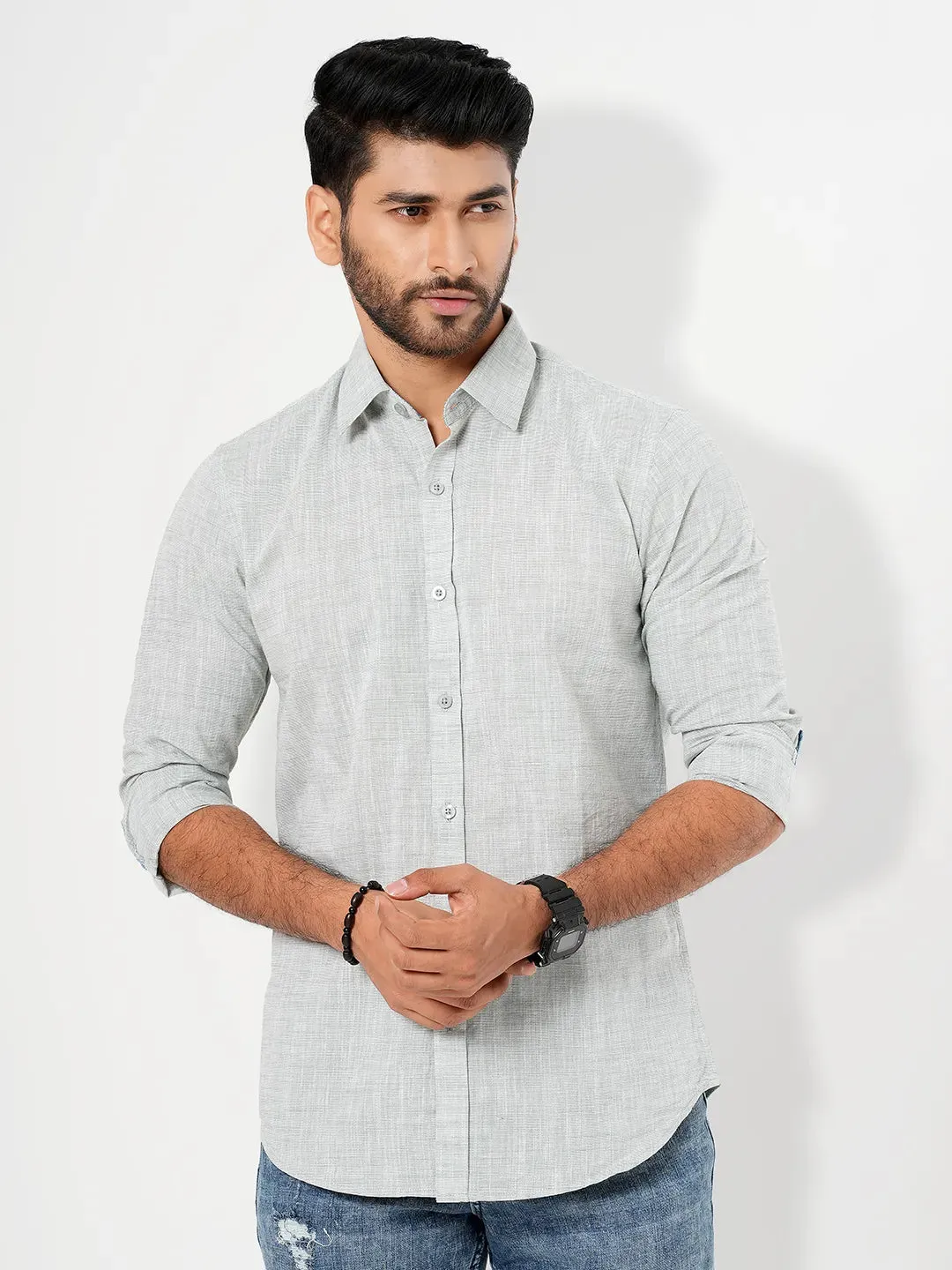 Men's Solid  Casual Shirt