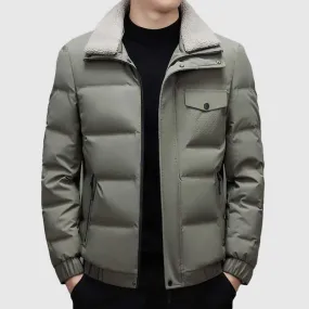 Men's Winter Duck Down Insulated Puffer Jacket