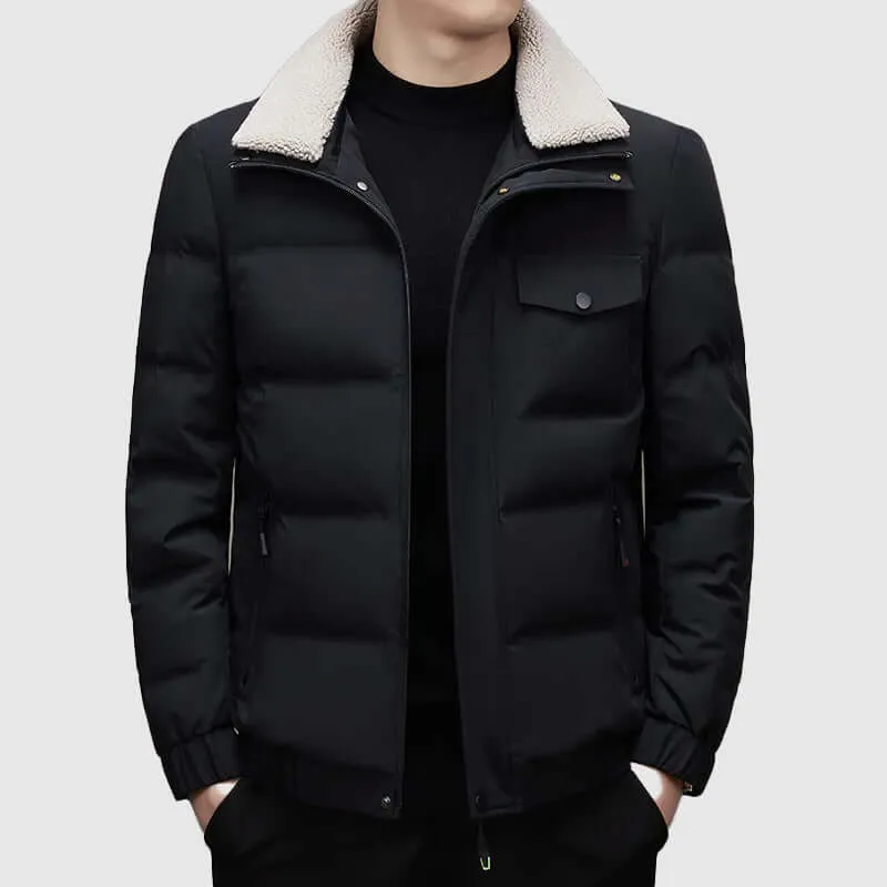 Men's Winter Duck Down Insulated Puffer Jacket