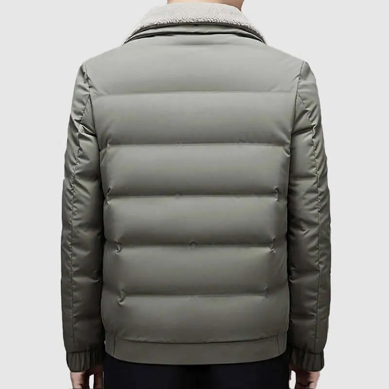 Men's Winter Duck Down Insulated Puffer Jacket
