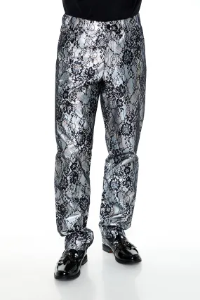 Metallic Lace Slim Fit Pant