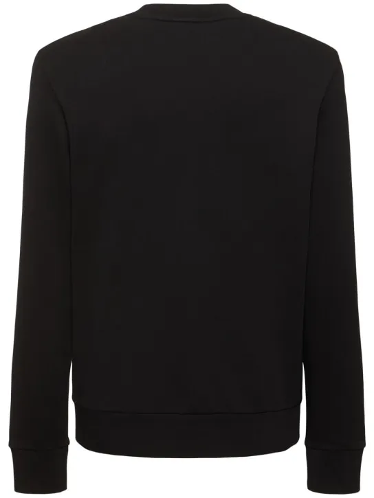 Moncler   Logo patch cotton sweatshirt 