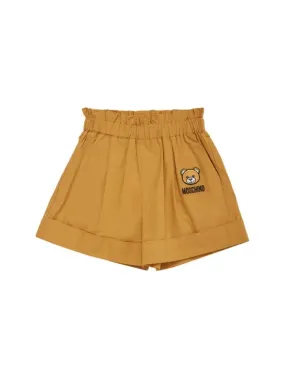 Moschino   Cotton poplin shorts 