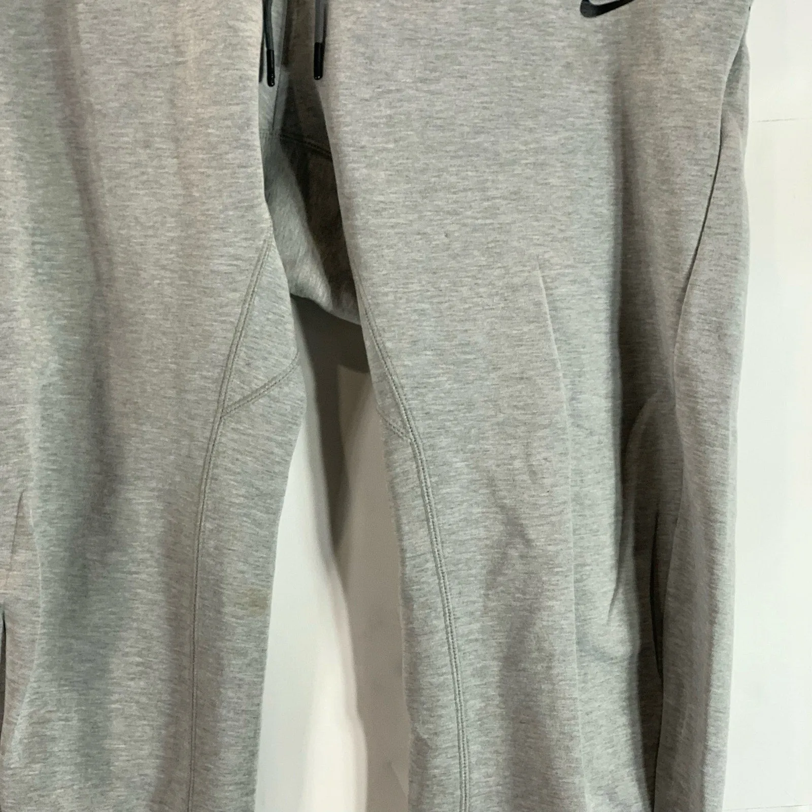 NIKE Sportswear Men's Gray Tech Fleece Drawstring Waist Pull-On Sweatpants SZ L