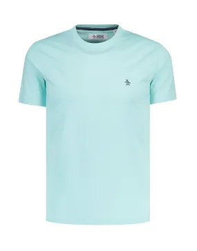 Original Penguin Pin Point Embroidered Pete T-Shirt - Blue Tint