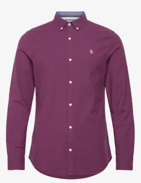 Original Penguin Slim Fit Oxford Shirt - Italian Plum