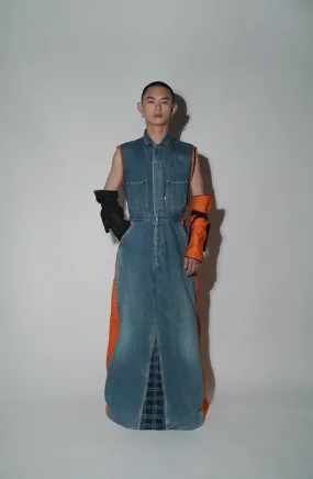 Overall Denim Dress [ Sustainable Line ]