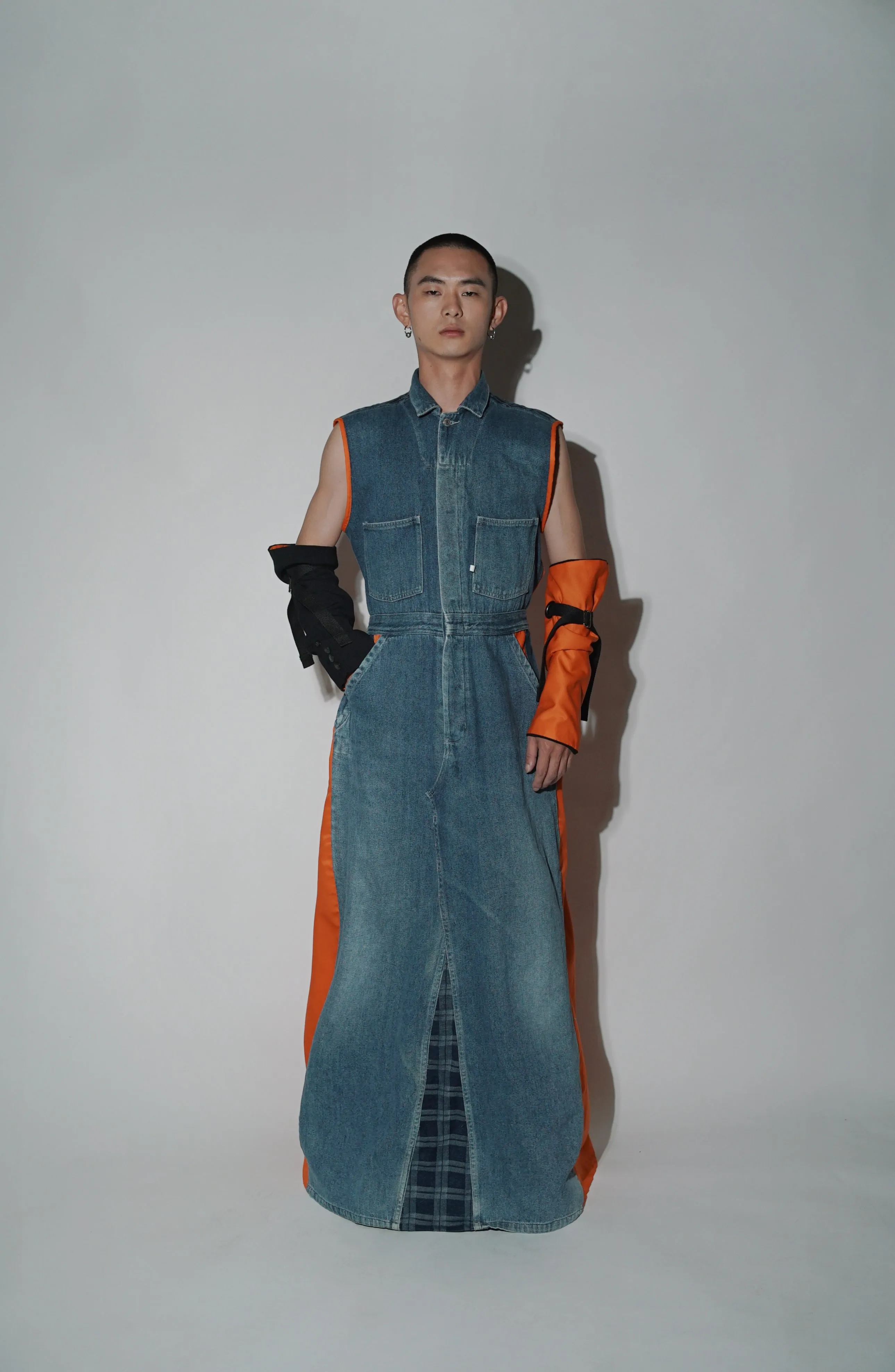 Overall Denim Dress [ Sustainable Line ]