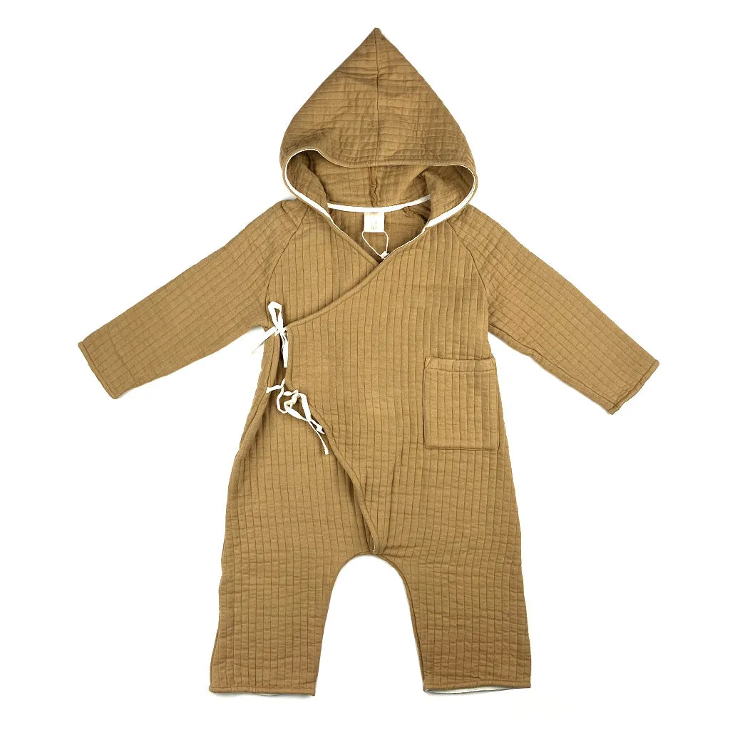 Overall Quilted Camel