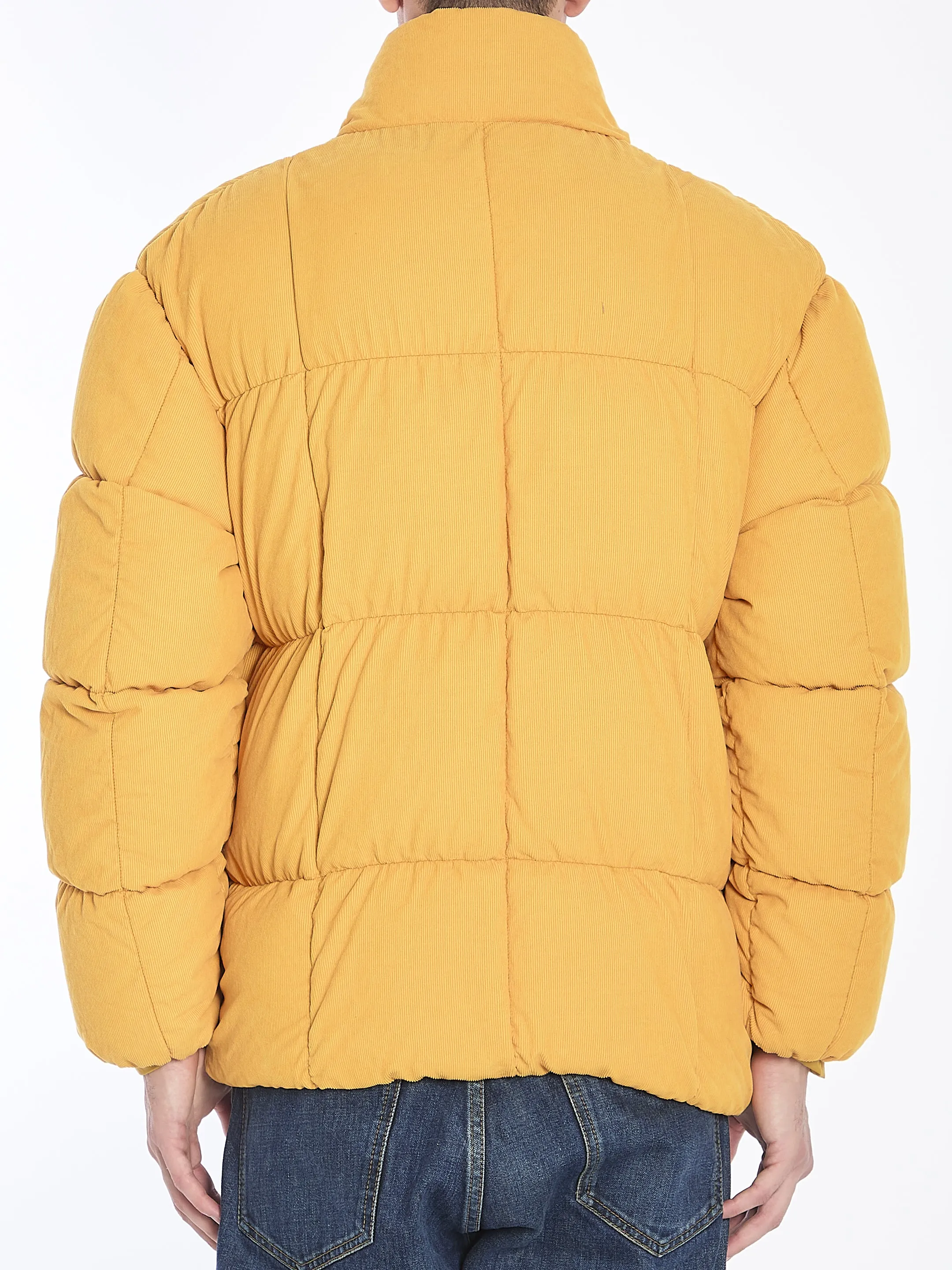 Palm Angels Monogram Corduroy Puffer Jacket