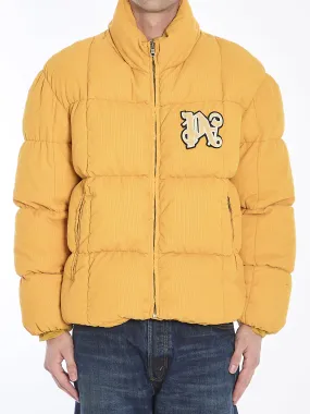 Palm Angels Monogram Corduroy Puffer Jacket