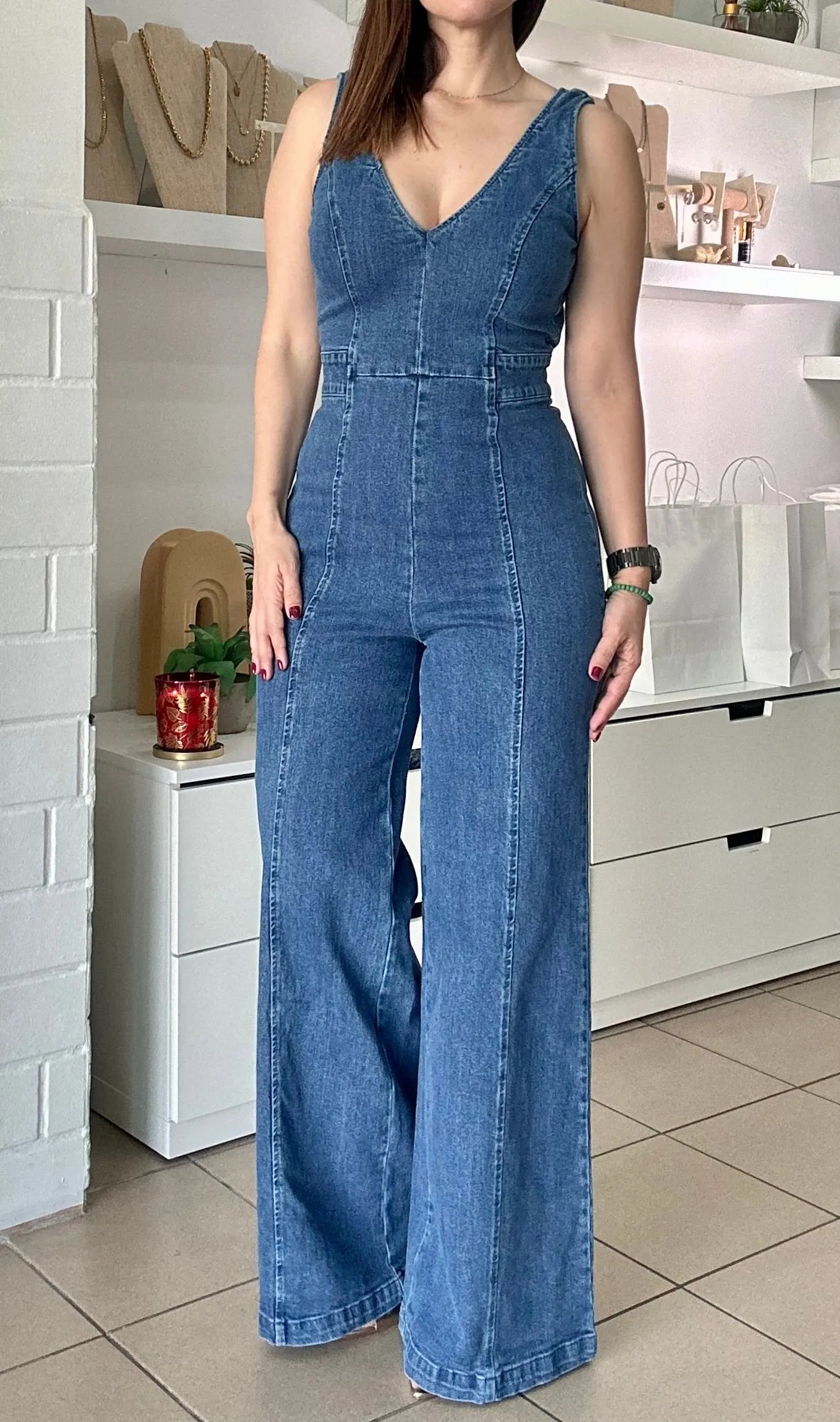 Perfect Denim Jumpsuit