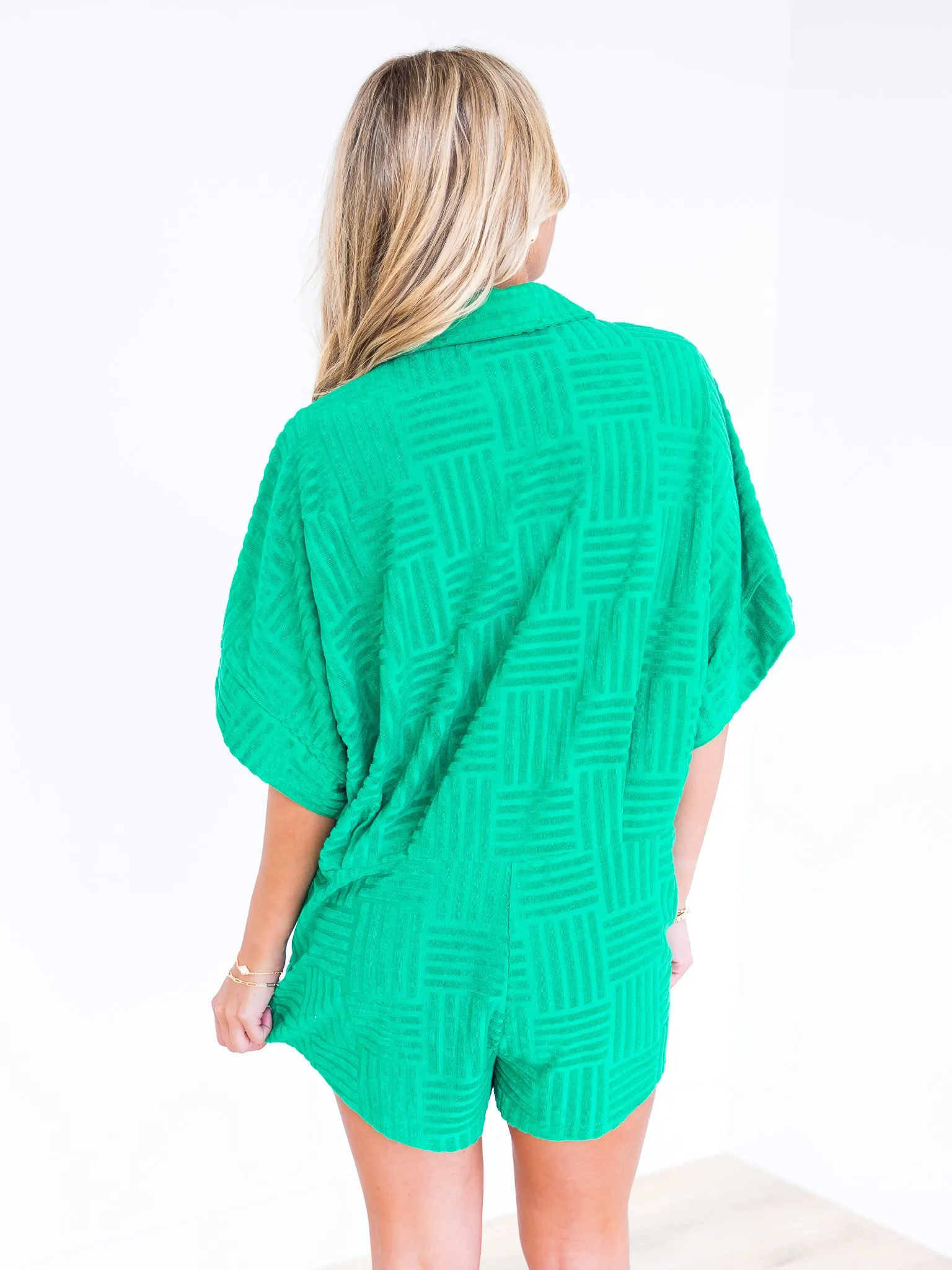Perfect for Me Textured Romper