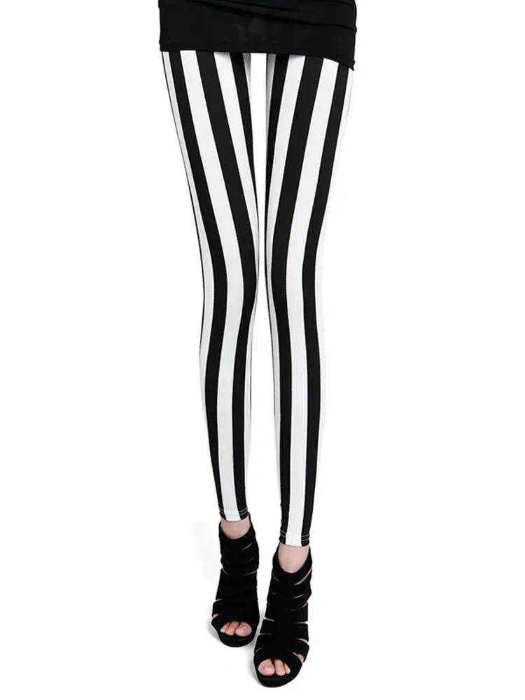 Plaid High Waist Leggings