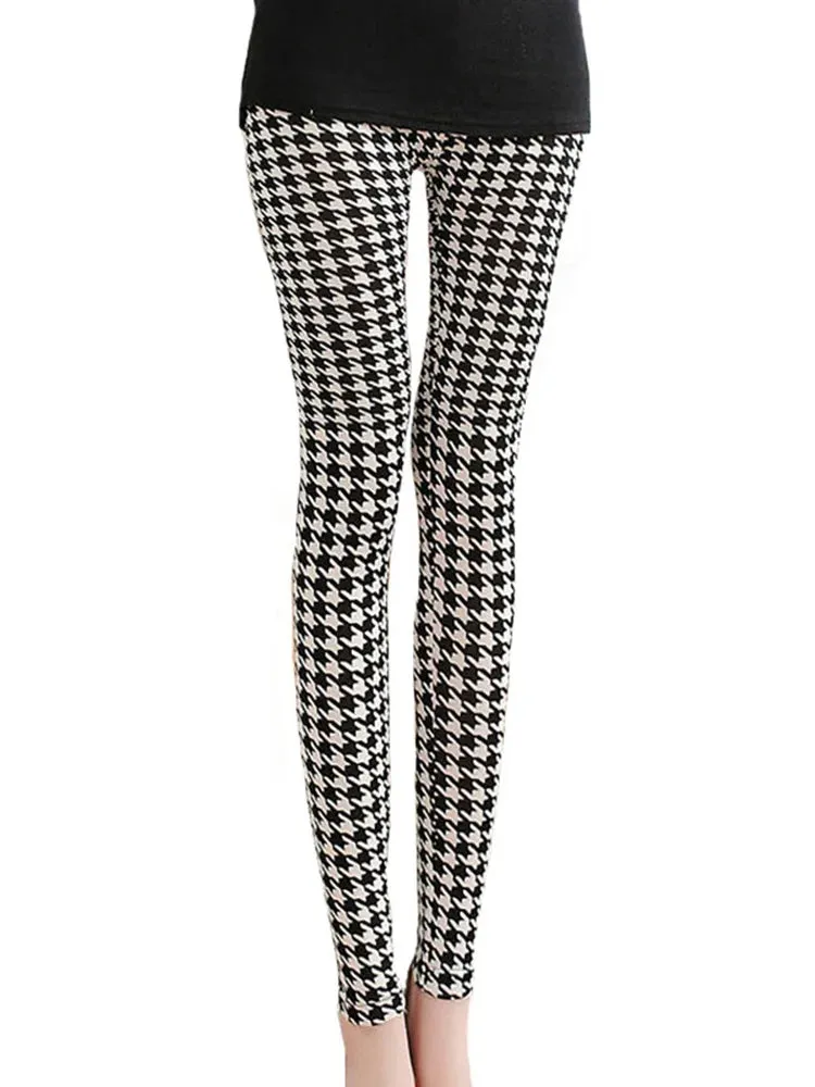 Plaid High Waist Leggings