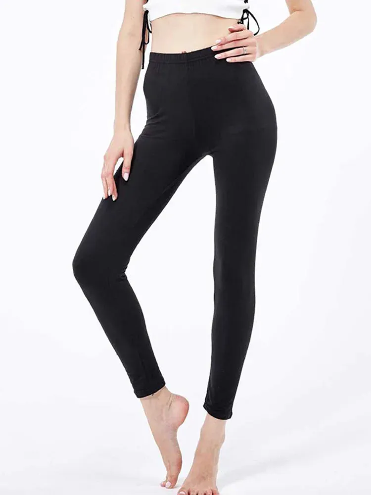 Plaid High Waist Leggings