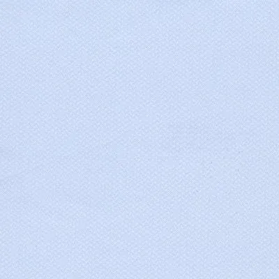 Printed Solid White Fabric with Sky Blue Basketweave Pattern Classic Custom Shirt