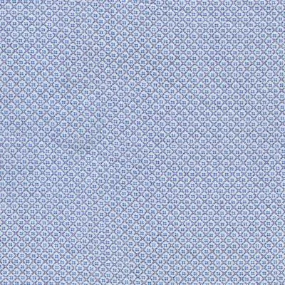 Printed White and Blue Crosshatch Pattern Classic Custom Shirt