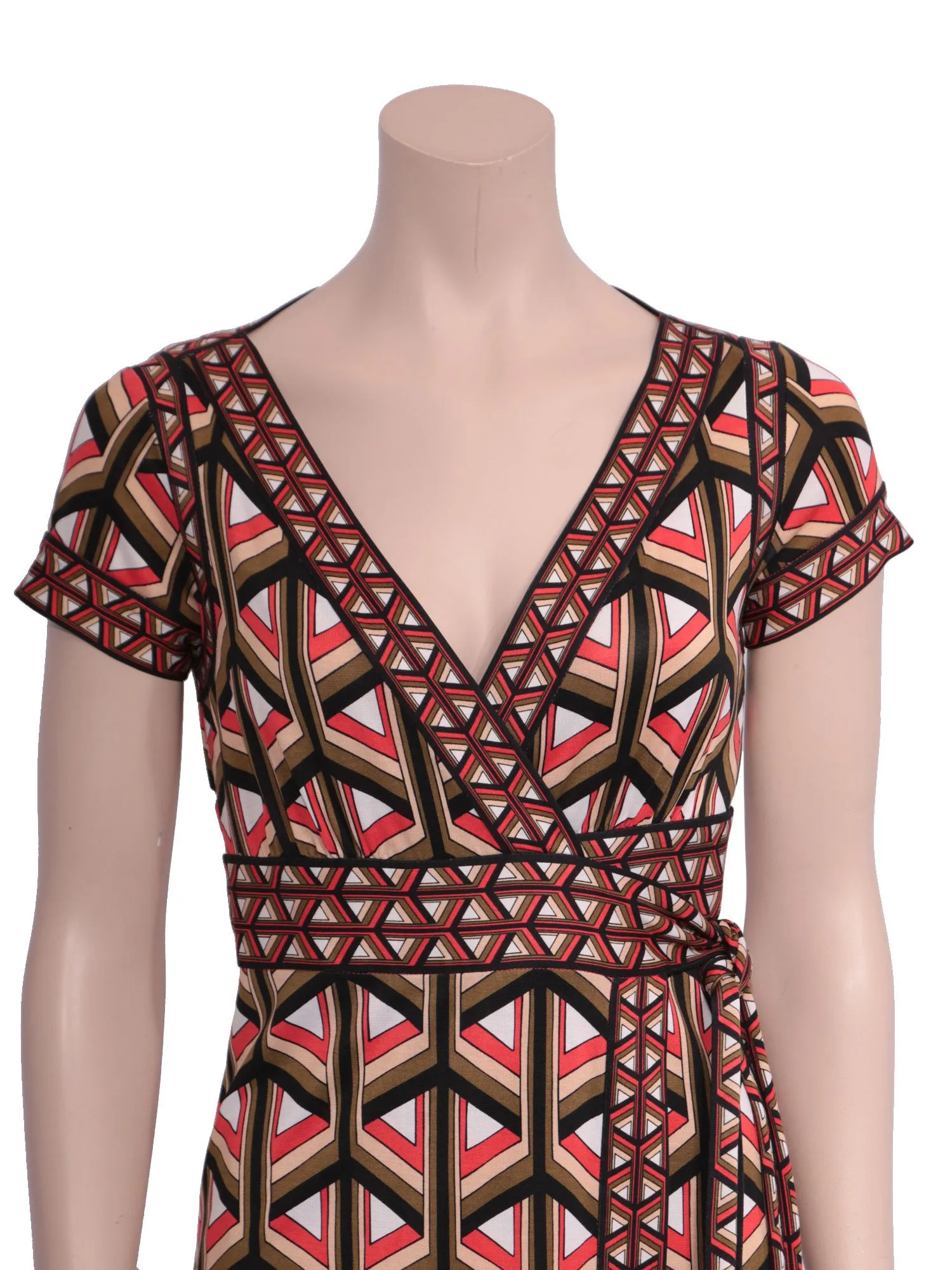 Printed Wrap Dress