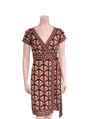 Printed Wrap Dress