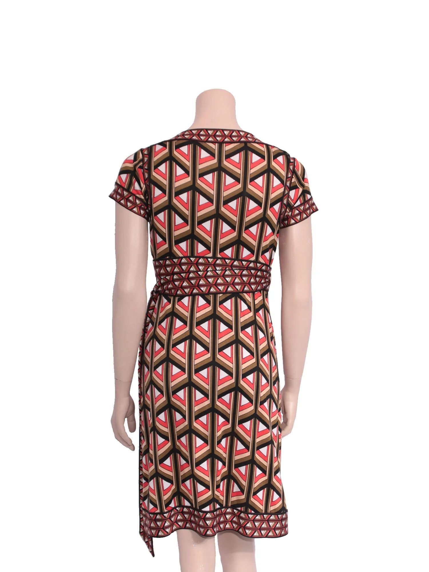 Printed Wrap Dress