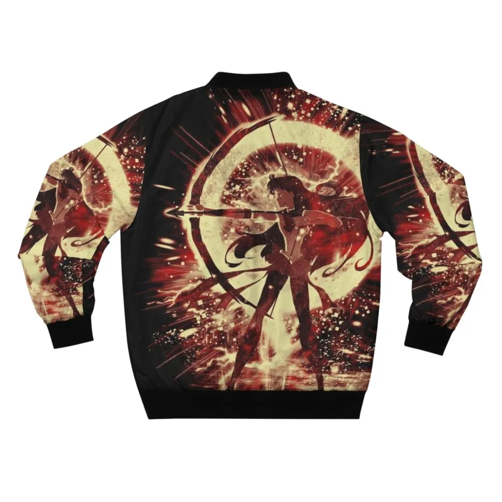 "Sailor Mars Sci-Fi Bomber Jacket"