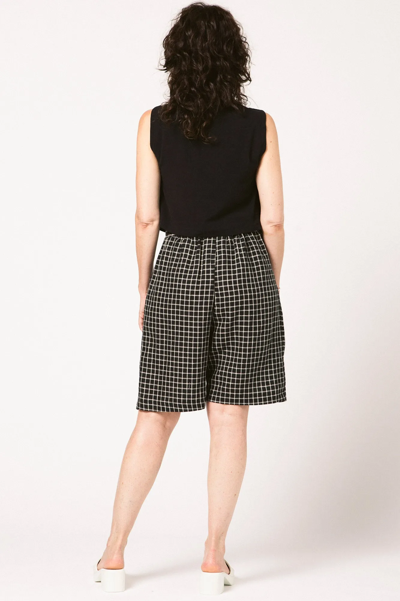 Railspur Culottes Black Check